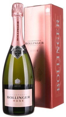 Champagne Bollinger Rosé Brut 0,75L, AOC, sam, ruz, brut, DB