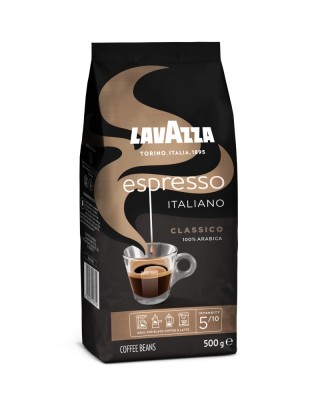 Lavazza Retail Espresso Classico 100% Arabica, 500g,zrn, ochr